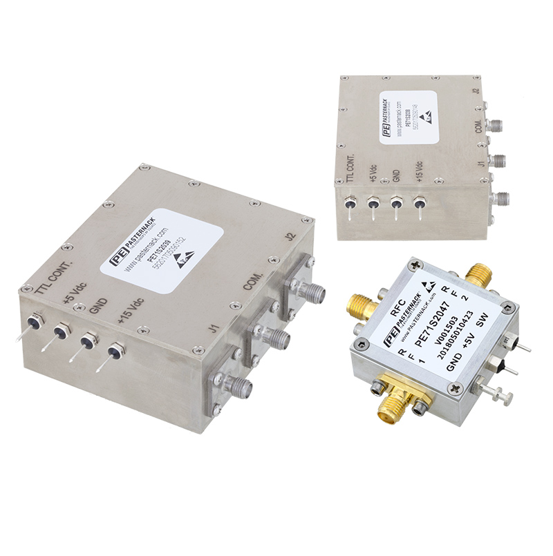 Pasternack Releases High-Power PIN Diode Switches Cover Frequencies from 20 MHz to 2700 MHz